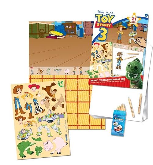 Sihirli Çıkartma Birleştir-Çiz-Boya - Disney Toy Story 3