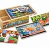 Melissa & Doug Ahşap 12x4 Yapboz Seti - Evcil Hayvanlar