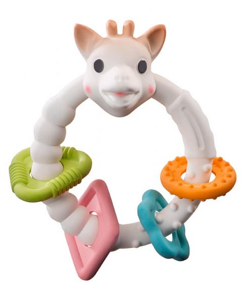 Sophie La Girafe So Pure Renkli Halka Diş Kaşıyıcı