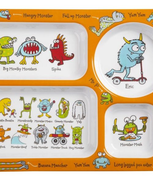 TYRRELL KATZ MONSTERS Bölmeli Yemek Tabak