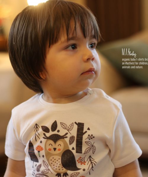 M.A.Kbaby Explore The Nature 'BE BRAVE' Organik Unisex Çocuk T-shirt'ü