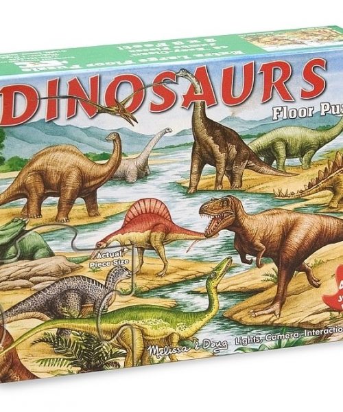 Melissa & Doug Dev Yer Yapbozu- Dinozorlar (48 parça)