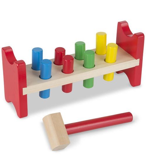 Melissa & Doug Ahşap Bambam Çivi Çakma