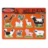 Melissa & Doug Ahşap Sesli Yapboz - Çiftlik Hayvanları