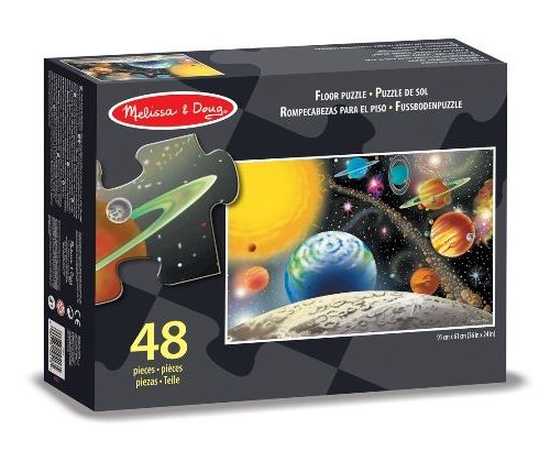 Melissa & Doug Dev Yer Yapbozu- Güneş Sistemi (48 parça)