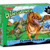 Melissa & Doug Dev Yer Yapbozu- Dinozor Dünyası (48 parça)
