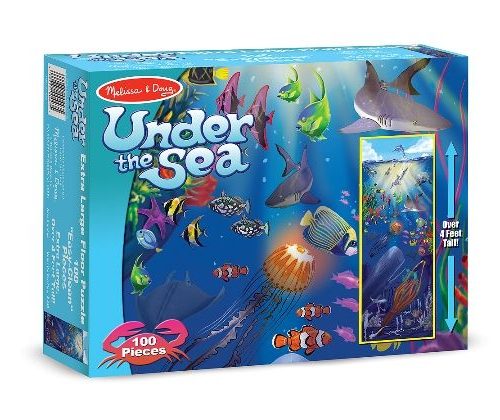 Melissa & Doug Dev Yer Yapbozu- Deniz Altında (100 parça)