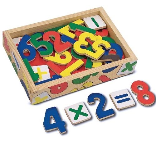 Melissa & Doug Ahşap Mıknatıslı Rakamlar