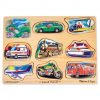 Melissa & Doug Ahşap Sesli Yapboz - Araçlar