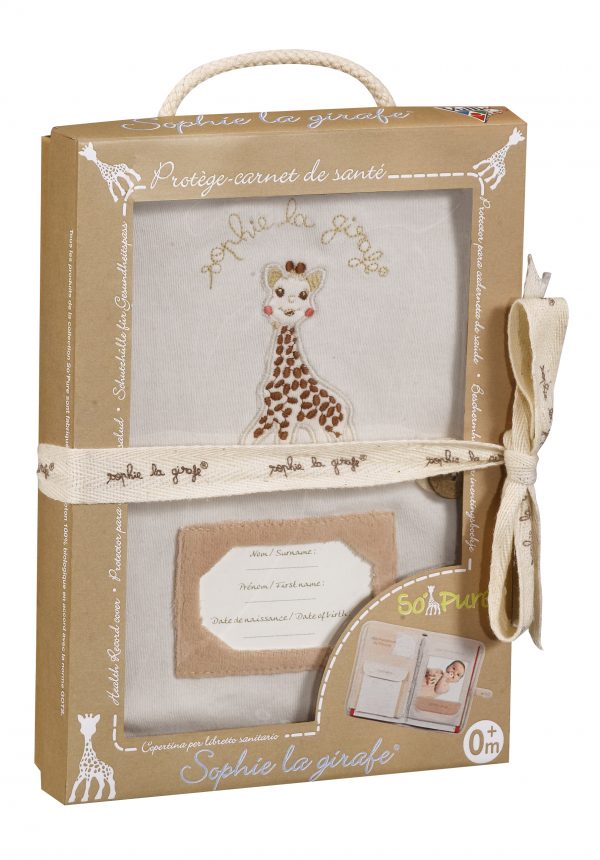 Sophie La Girafe So Pure Sağlık karnesi kılıfı