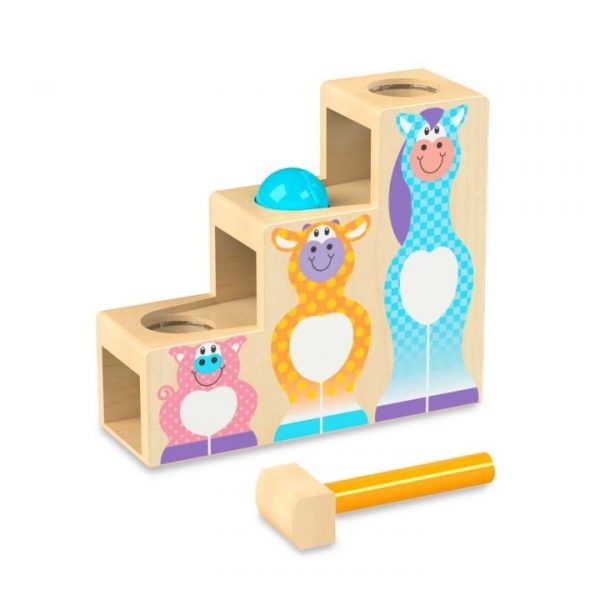 Melissa & Doug Ahşap Çak Yuvarla - Basamaklar